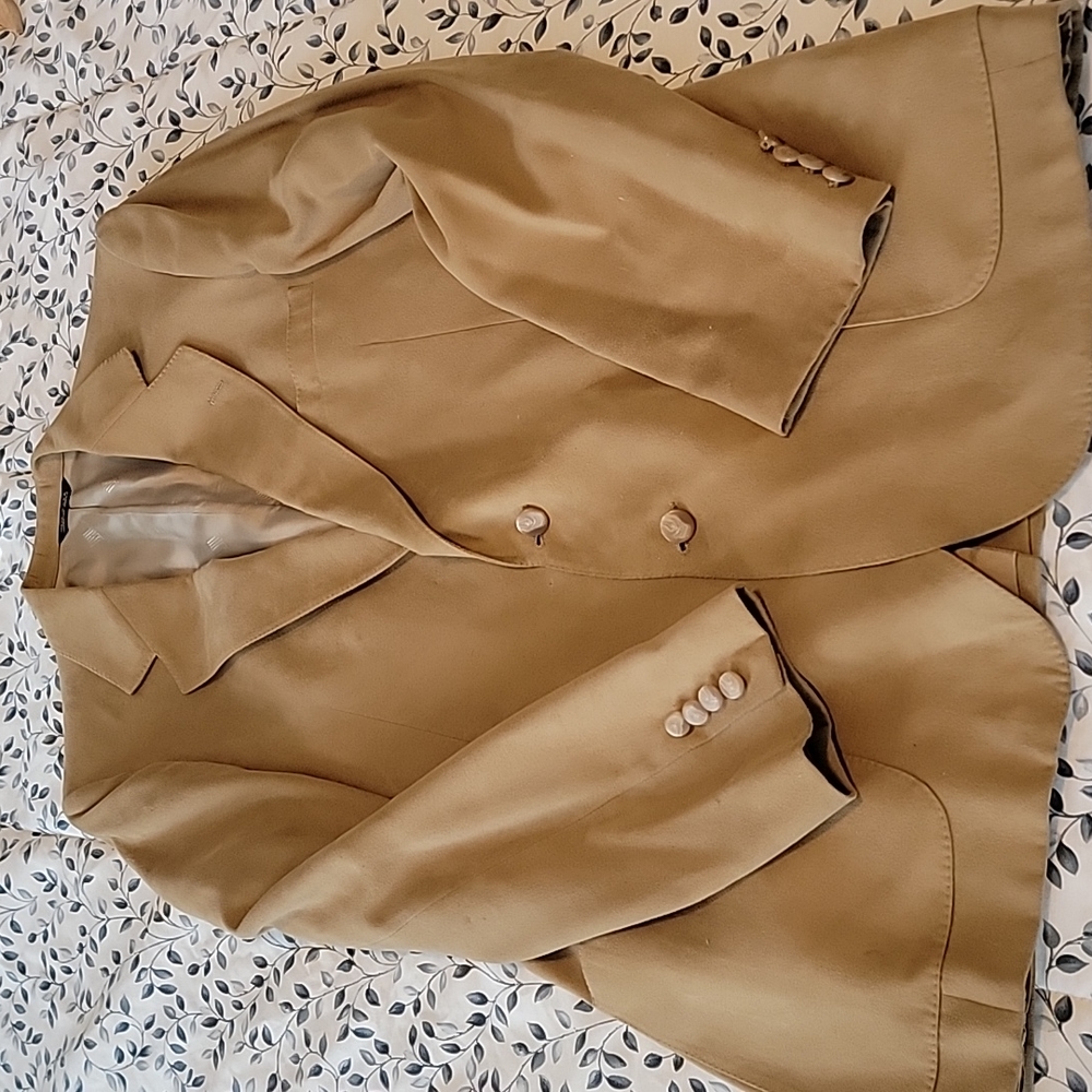 Lanvin*Paris*New York Feather Suede Blazer
